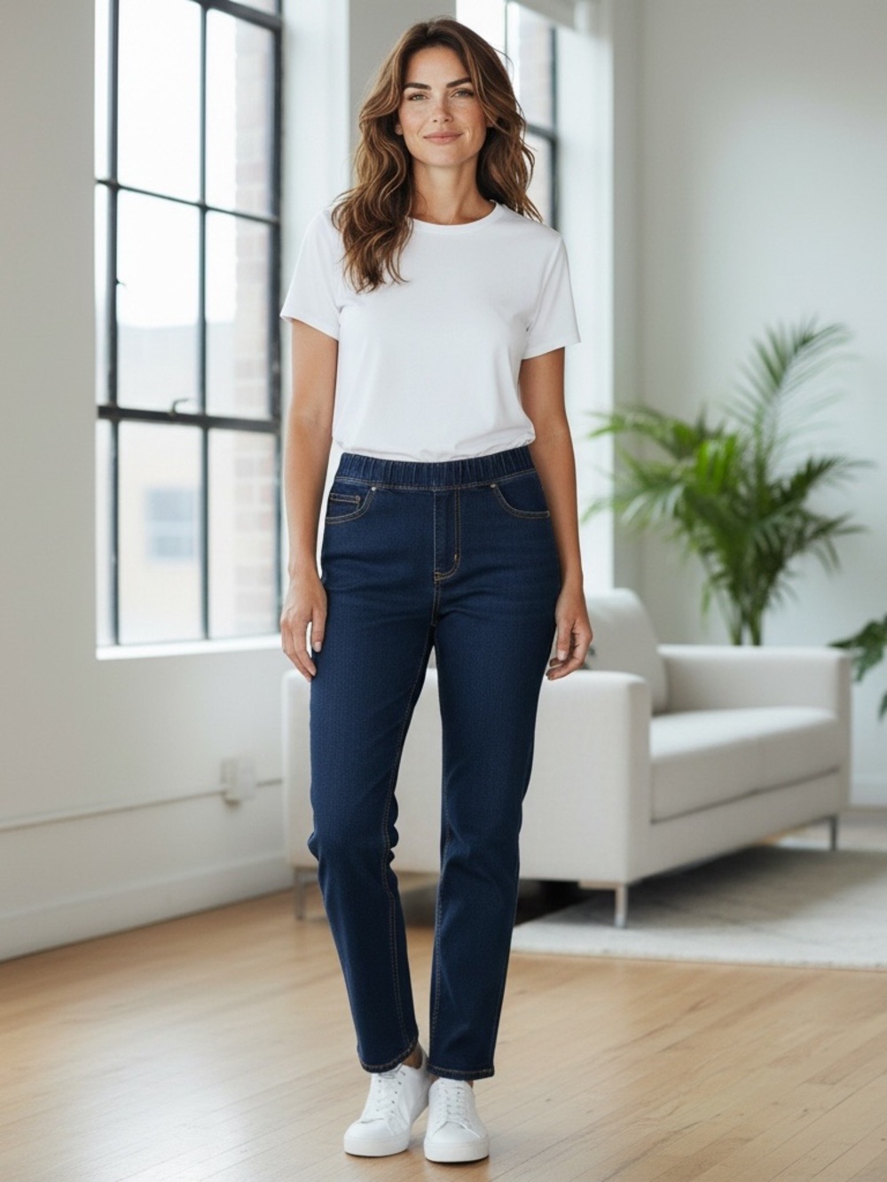 BEVY FLOG Dark Blue Women's Jeans